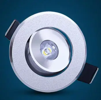 

1W 3W Mini LED downlight white round ceiling spot lights 110V 220V led panel light Recessed Aluminum lamp Warm White