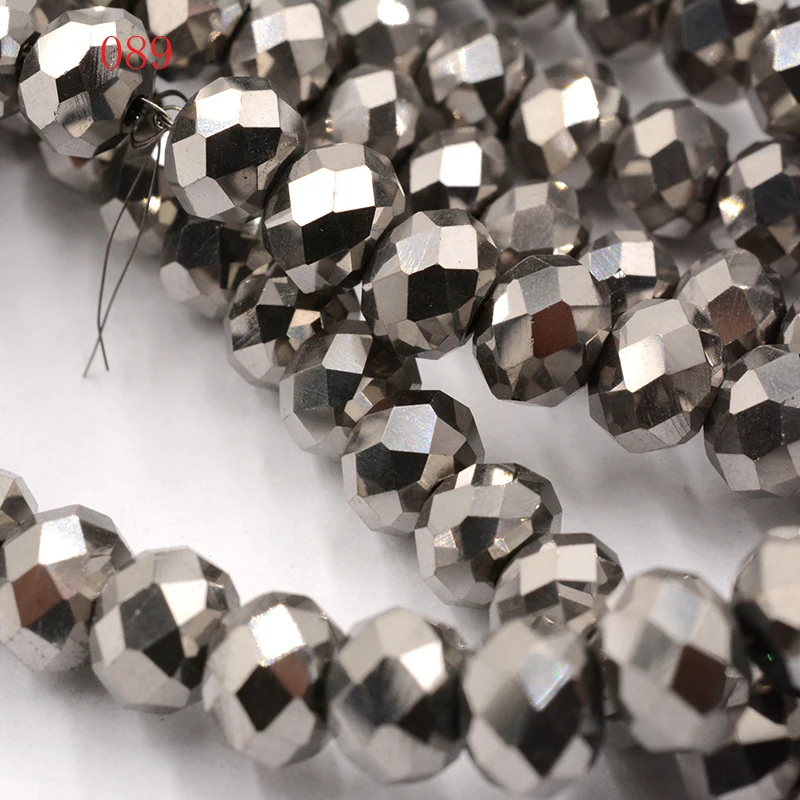 

4MM 145PCS gold ,blue ray ,bronze Crystal glass faceted Beads 15 color pick fit bracelet