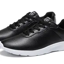 Onke/Мужская и Женская прогулочная обувь; Новинка года; женские и мужские кроссовки; Модные дышащие белые мужские и женские кроссовки из искусственной кожи на платформе; большие размеры 47