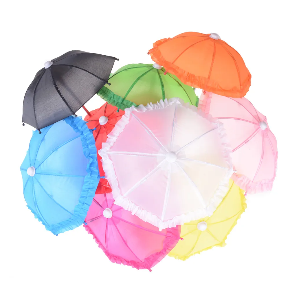 New style Mini Umbrella Rain Gear for 18'' Doll Dolls Accessory