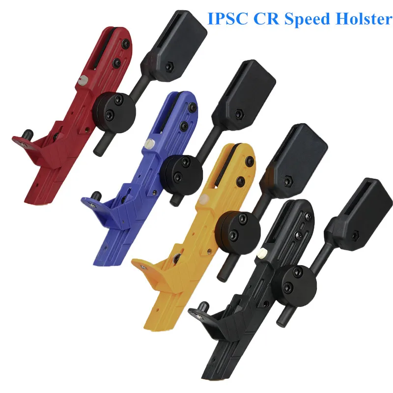 

Black Red Blue Yellow Tactical Right Hand IPSC Style Universal CR Speed Holster for Outdoor Hunting GZ7-0021