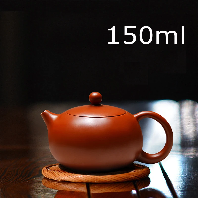 

New Arrival Handmade Xi Shi Pot With Tea Infuser Teapot Red Clay Tetera 150ml Zhu Ni Porcelain Antique Chinese Ceramic Kettle