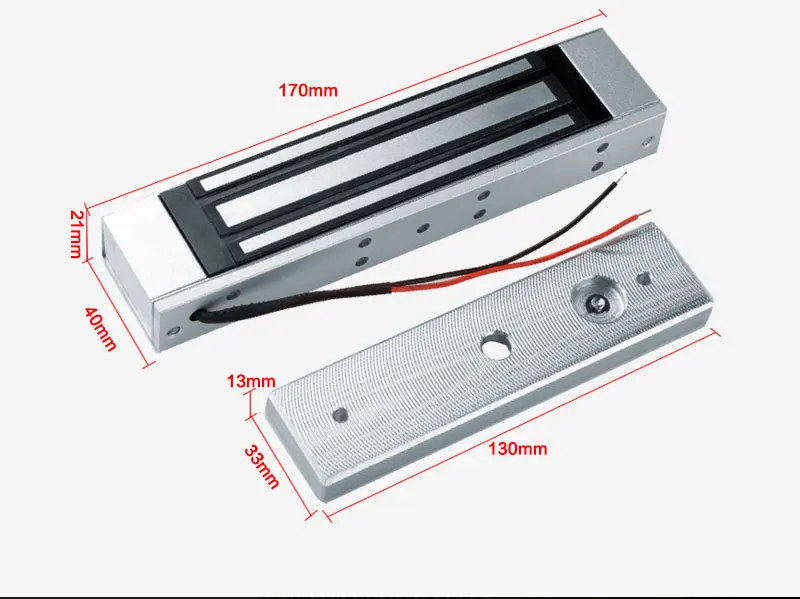 DC12V Электромагнитный замок 180 кг/350lbs удерживающая сила Электрический магнитный замок Электронные дверные замки система контроля доступа водонепроницаемый открытый