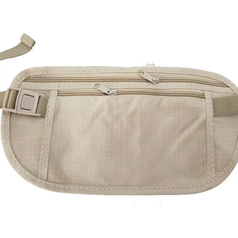Bolso Hexagona Unisex – Accesorio De Viaje Y Billetera, Color Cognac, Talla única