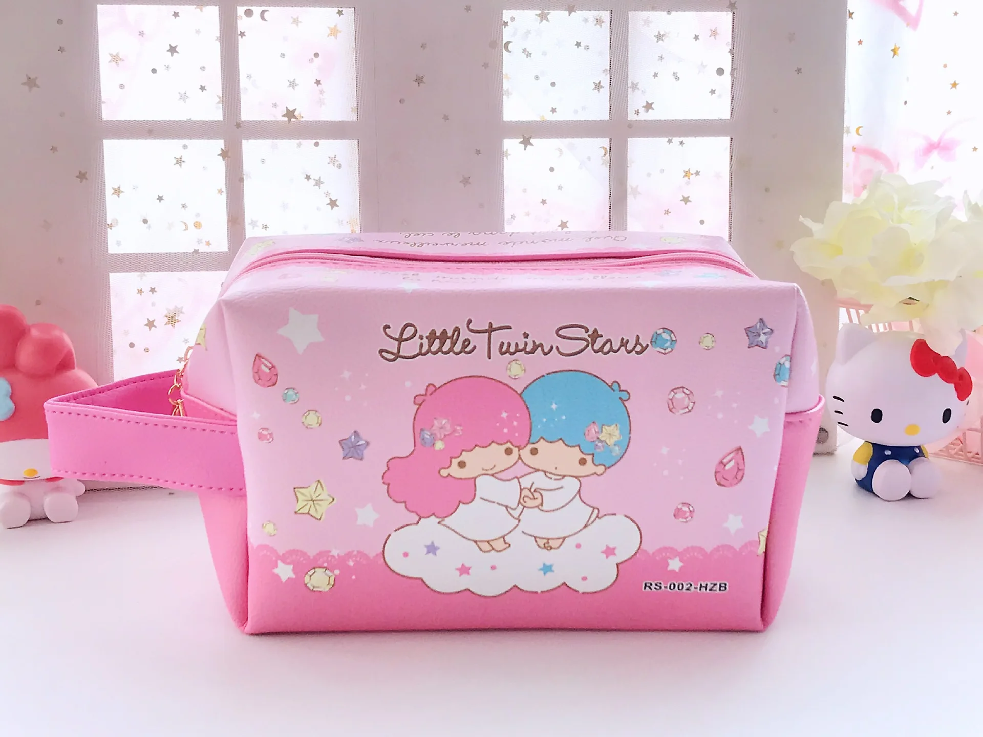1 шт., мультяшная японская маленькая сумочка с двумя звездами, мелодия принцессы Алисы, косметички для девочек, подарки