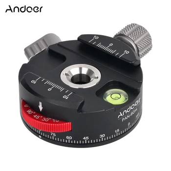 

Andoer PAN-60H Tripod Head Panoramic Ball Head Ballhead with Indexing Rotator for DSLR Camera Tripod Ball Head 2018 New
