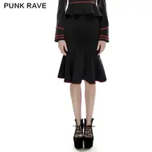 Военная Форменная Юбка женская тонкая рыбий хвост килт костюм панк тонкая нижняя юбка женская одежда falda jupe femme