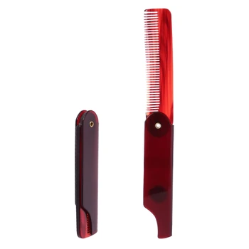 

Fashion Folding Pocket Mustache Comb Beard Combs Styling Tools Birthday Gift