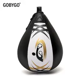 GOBYGO боксерская груша Форма PU Скорость мяч груша на поворотном креплении сумка пробивая Упражнение Скорость мяч Скорость мешок боксерский