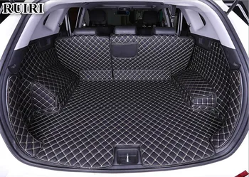 

Top quality! Full set car trunk mats for Hyundai Tucson 2019-2015 durable cargo liner boot carpets for Tucson 2018,Free shipping