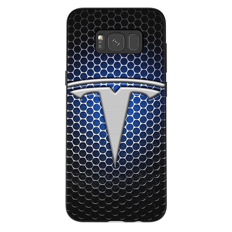 Чехол для телефона для samsung S10 плюс S10E S9 S8 S7 S6 Edge Note 8 9 M40 M30 M20 M10 крышка супер электромобиль Tesla чехол с логотипом в виде ракушки - Цвет: B11