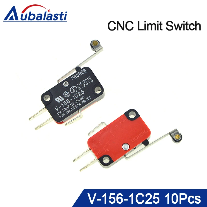 Squalise 20pcs Limit Switch Waterproof Momentary Push Button Switch 3 Long Hinge Lever Micro Switch Black