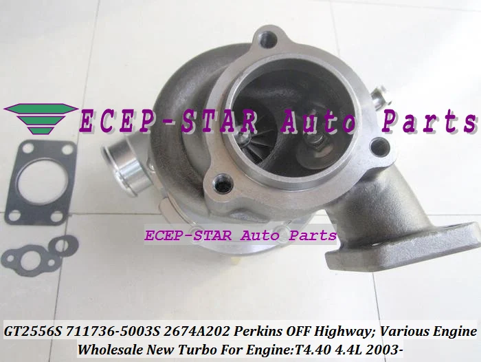 GT2556S 711736-5003S 2674A202 Turbo Turbocharger For Perkins OFF Highway Various Engine T4.40 4.4L 2003- (5)