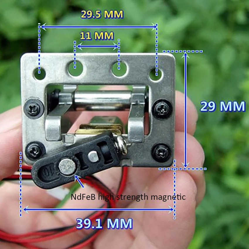 N20 Precision Geared Motor With Bracket DC 6V 58rpm Gearbox All Metal Gear Speed Reductor Unlocking Motor Lock Cylinder Part