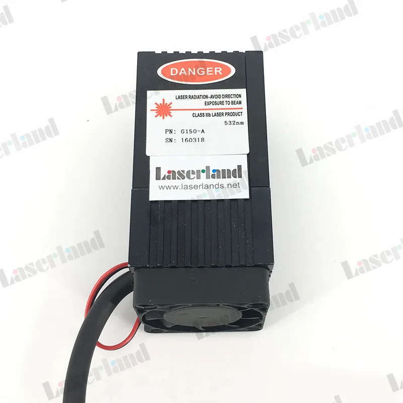 532nm 150 mw 200 зеленый лазерный модуль Диод TEC вентилятор ttl/аналоговый DPSS 220v|green laser diode