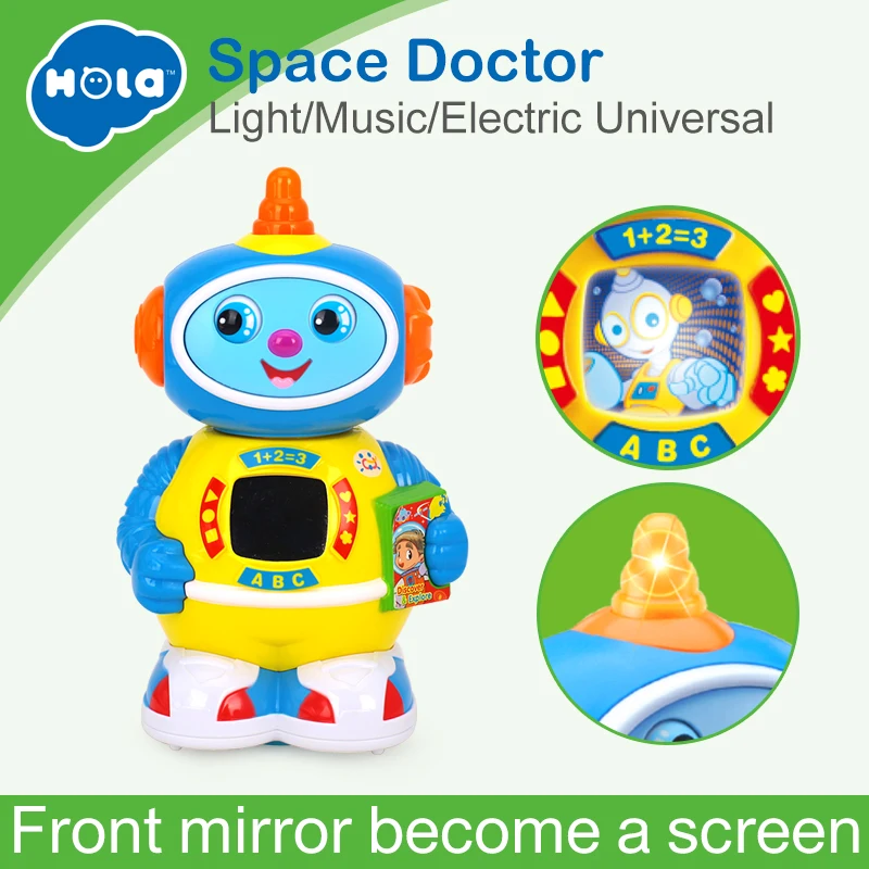

Baby Toys Space Robot Bump & Go Action Walking Robot with Music & Lights Electric Toys for Children Xmas Gifts