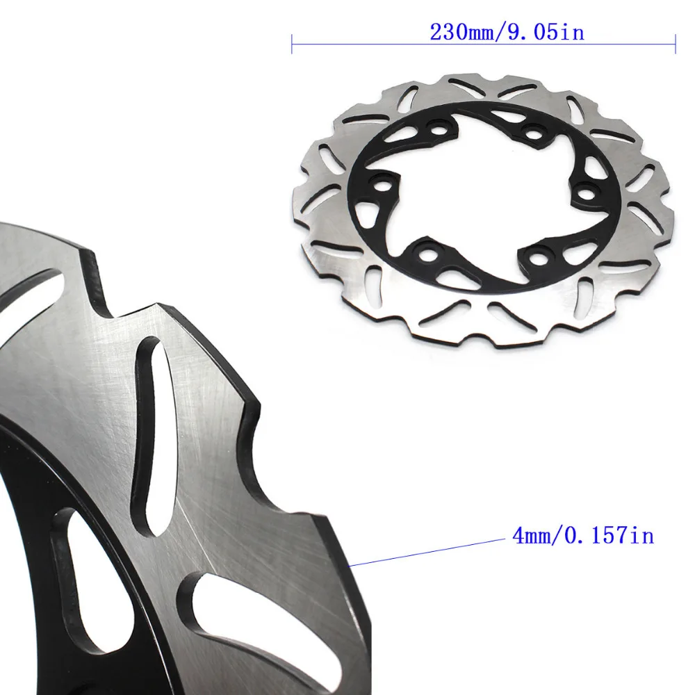 FX нержавеющая сталь мотоцикл 230 мм фиксированный задний тормозной диск ротор для KTM DUKE 125 200 390 DUKE 2013 Мото Аксессуары