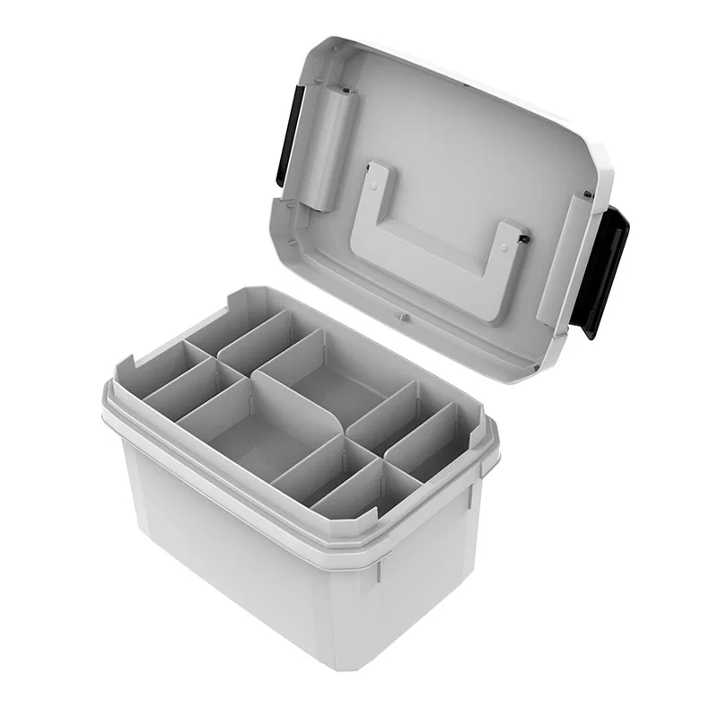 Бытовая портативная медицинская коробка(средний размер) Многофункциональная Пластиковая Коробка для хранения Больничная аптека