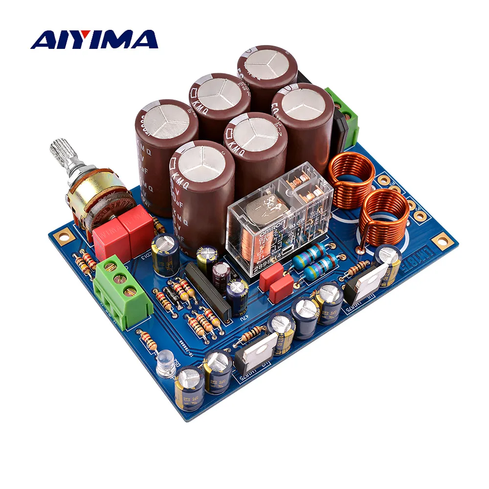 Усилитель AIYIMA LM1875 аудиоплата усилитель HIFI 2 0 двухканальный мощности нулевой