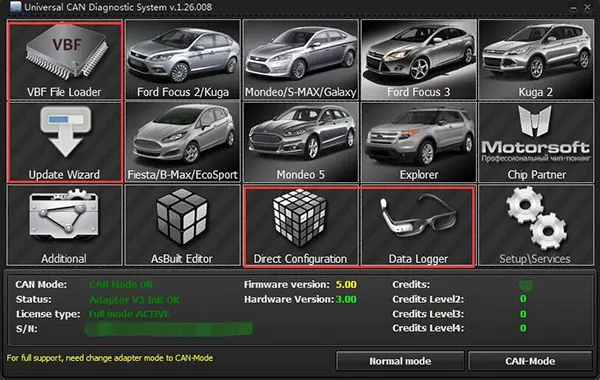 UCDS Pro для Ford UCDS PRO UCDSPRO программное обеспечение V1.27.001 полная Лицензия Замена для Ford транспортного средства модуль связи 2