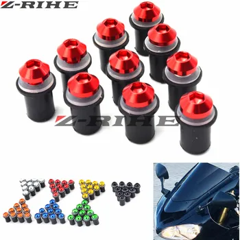 

M5 Motorcycle Windshield Windscreen Bolt Screw Nut Fastener Kit for honda cbr600 CBR1000X CBR 1000X CB500R CB500X CB 500R 500