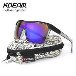 KDEAM Флинн oversize щит Солнцезащитные очки для женщин Для мужчин UV400 защиты Защита от солнца Очки Для женщин Винтаж большой размер очки с бренд