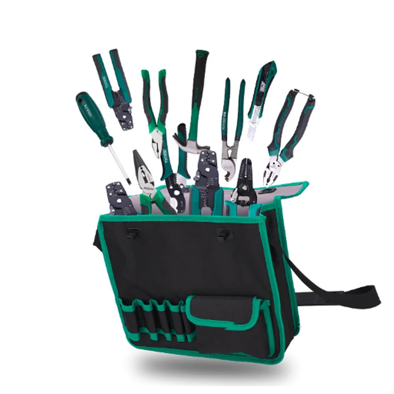 

1pcs Multifunction Tool Bag Large Capacity Thicken Professional Repair Tools Bag drill tool Pockets Messenger Toolkit Bag
