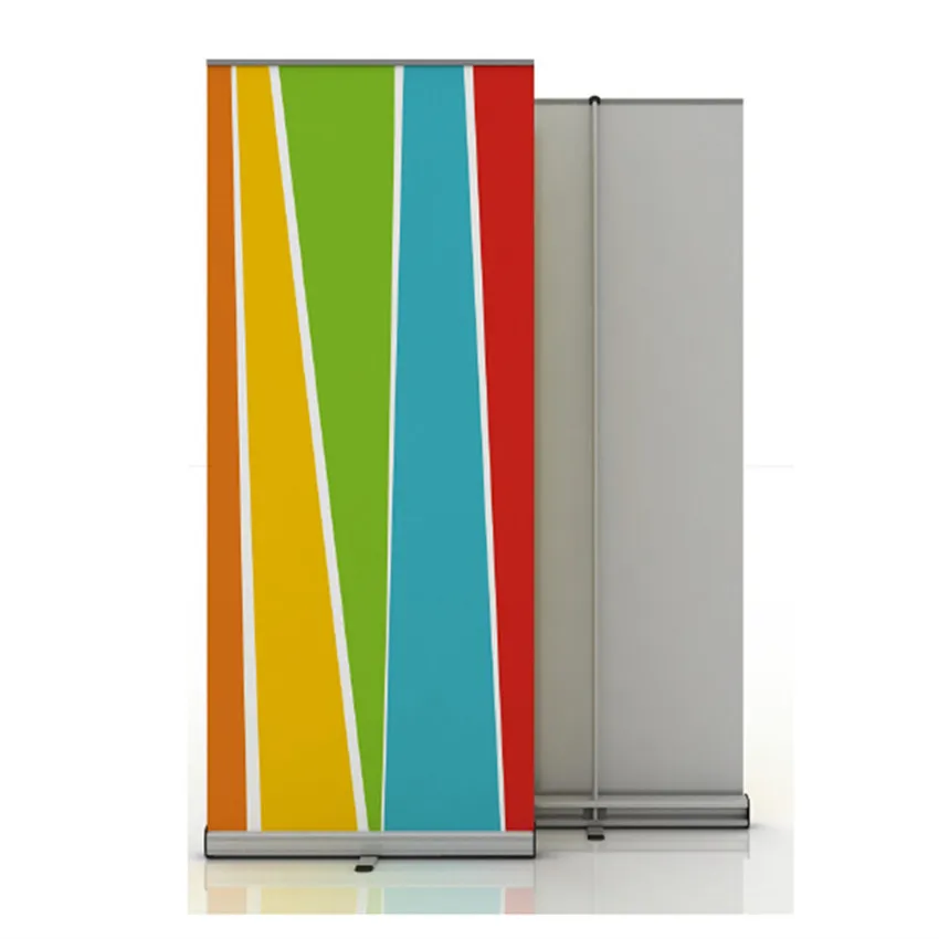 

Aluminium Roll Up Banner Poster Display Retractable Stand For Trade Show Exhibition Without Printing 18pcs High Quality