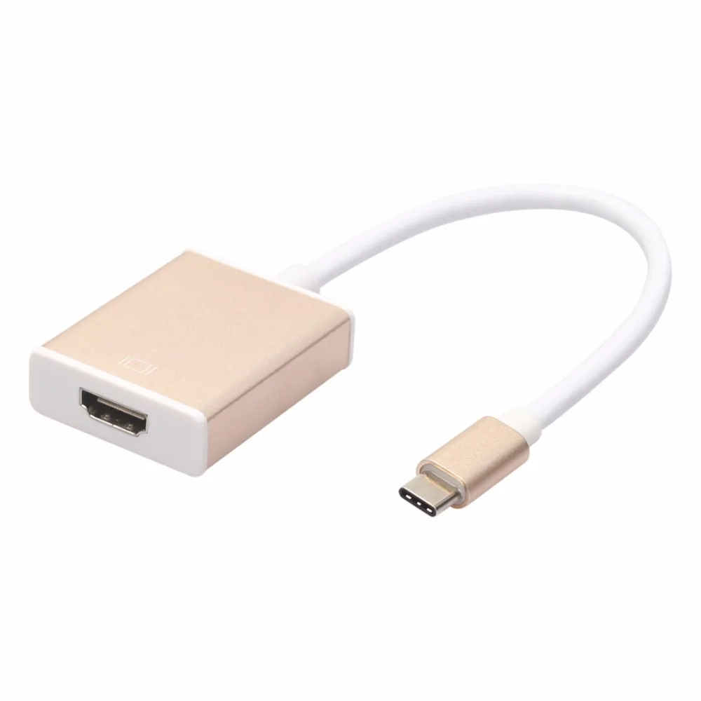 

USB 3.1 Type C Male to HDMI Female 1080P Adapter Cable Converter Cable for HDTV Projector