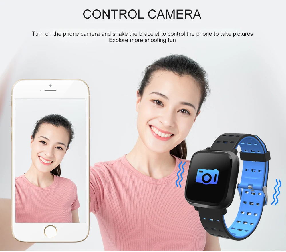Torntisc Y8 Fitness Bracelet IP67 Waterproof support Multi-sports modes Blood Pressure oxygen monitoring Heart Rate smart band for Men women (12)