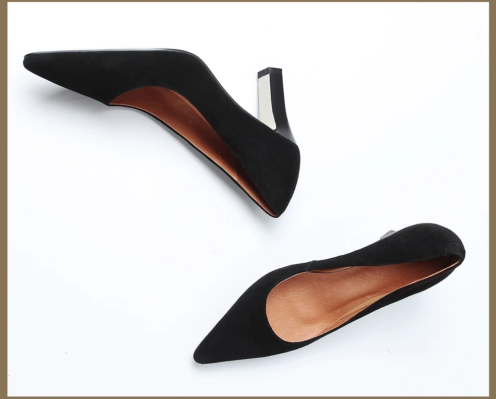 SOPHITINA/модные женские туфли-лодочки; удобные высококачественные замшевые туфли на квадратном каблуке; пикантные туфли с острым носком; новые уникальные туфли-лодочки; MO175