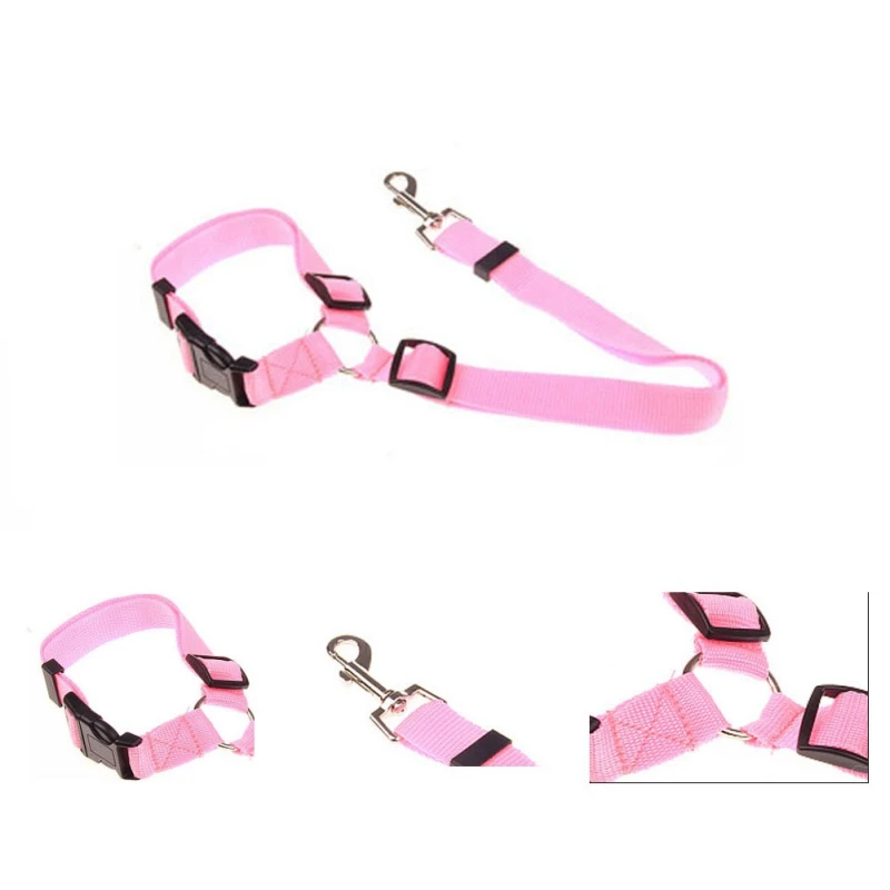 Dog Bandanas Bwogue 2 Packs Dog Cat Safety Seat Belt Strap Car Headrest Restraint Adjustable