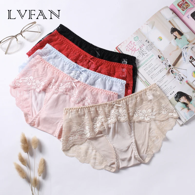 pure silk underwear sexy low waisted briefs large size non trace