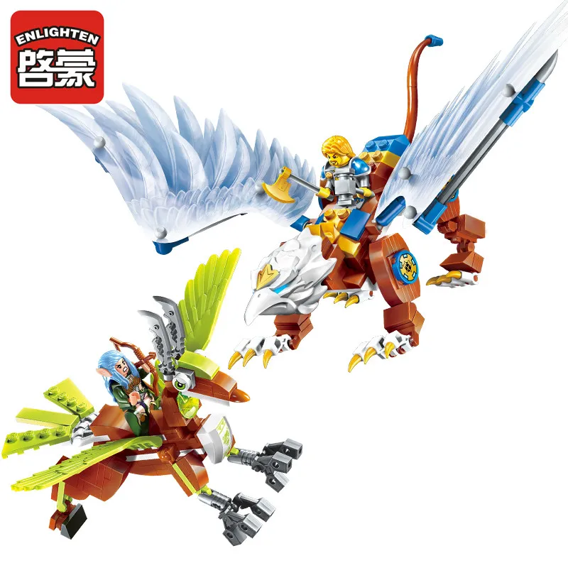 Enlighten Models Building toy Compatible with Lego E2306 290pcs Castle Blocks Toys Hobbies For Boys Girls Model Building Kits