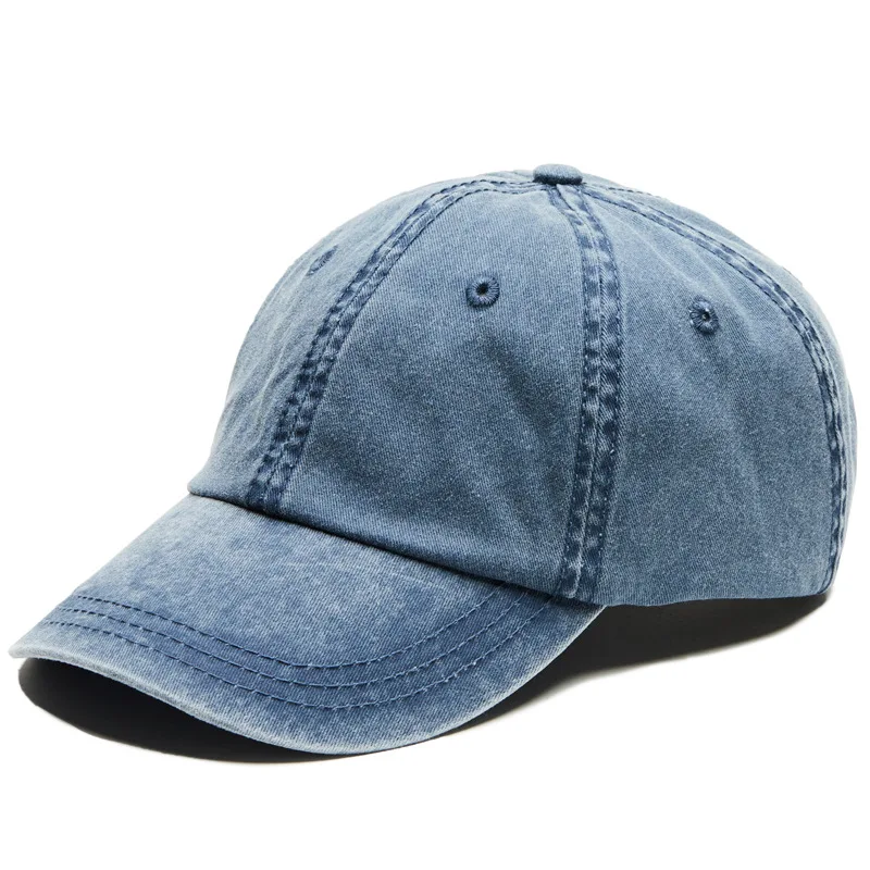 Baseball Cap Dad Hat Men Women Adjustable Denim Caps Curved Bill Hip Hop Tennis Outdoor Accessory (11)