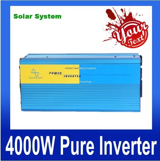 

4000W 48VDC 110V/120V/220V/230VAC 50Hz/60Hz Peak Power 8000W Off-grid Pure Sine Wave Solar Inverter or Wind Inverter