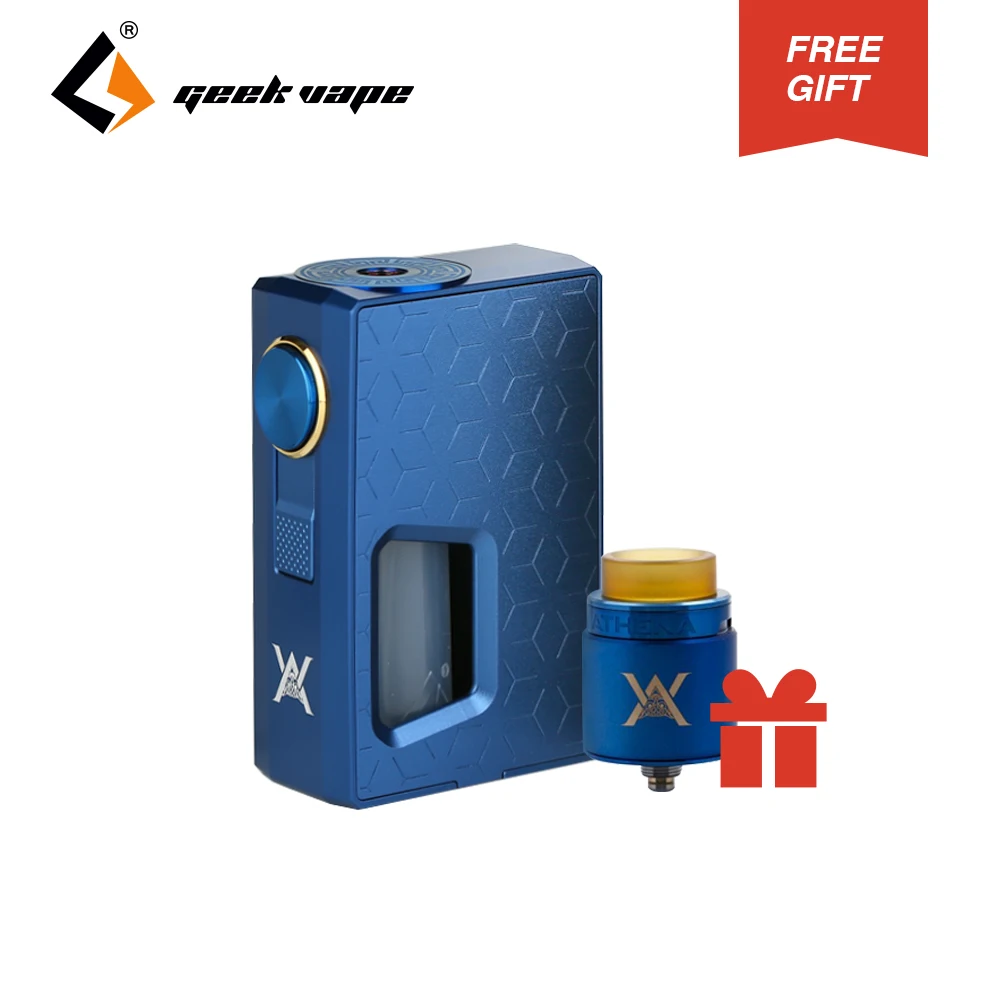 

Original GeekVape Athena Squonk Kit with Athena Squonk RDA Tank Free Gift & 6.5ml Squonk Bottle Huge Power E-cigarette Vape Kit