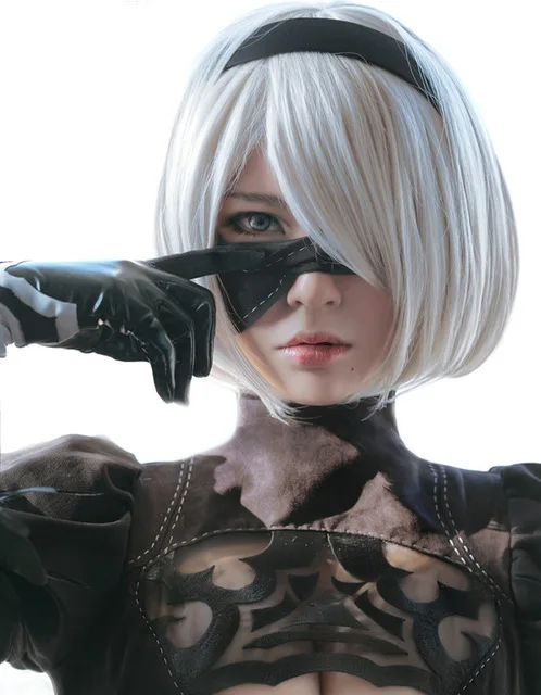 Костюм для косплея NieR Automata YoRHa No.2 тип B униформа 2B повязка на голову окуляр