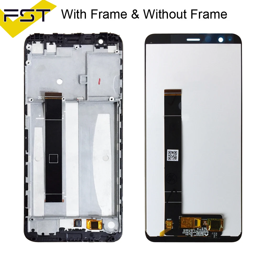 Black/White For Asus Zenfone Max Plus M1 LCD Display Touch Screen Digitizer  X018D X018DC Replacement For ASUS ZB570TL LCD