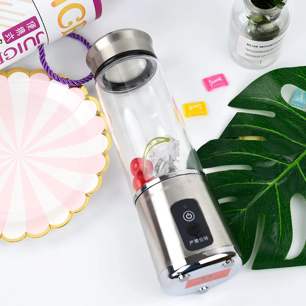 Электрическая USB соковыжималка, чашка, соковыжималка, 380 мл, портативная бутылка, бытовая, для путешествий, ручная соковыжималка для фруктов, машина, блендер, бутылка