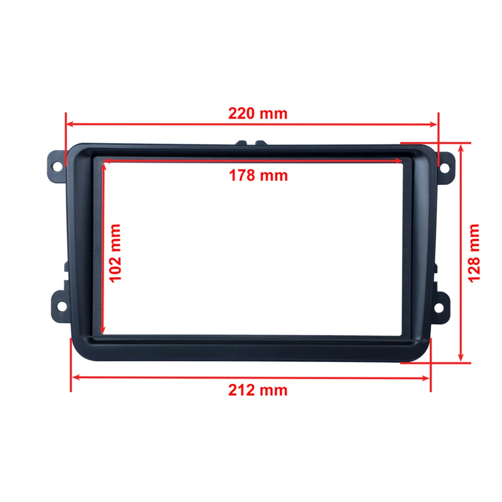 7 дюймов 2 DIN фасции автомобиля Радио DVD плеер фасции для Фольксваген 178*102 мм плеер рамка MP5 монтажные аксессуары