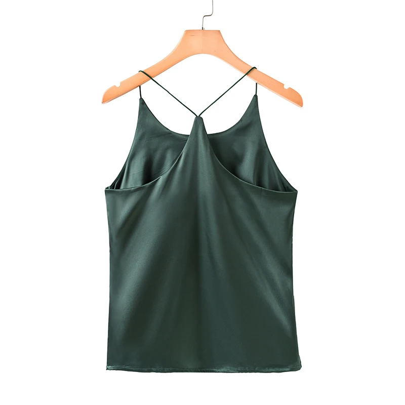 AOSSVIAO майка женская майка Roupas Slik Летний стиль Сексуальная Женская однотонная майка без рукавов сексуальные белые укороченные топы на бретельках