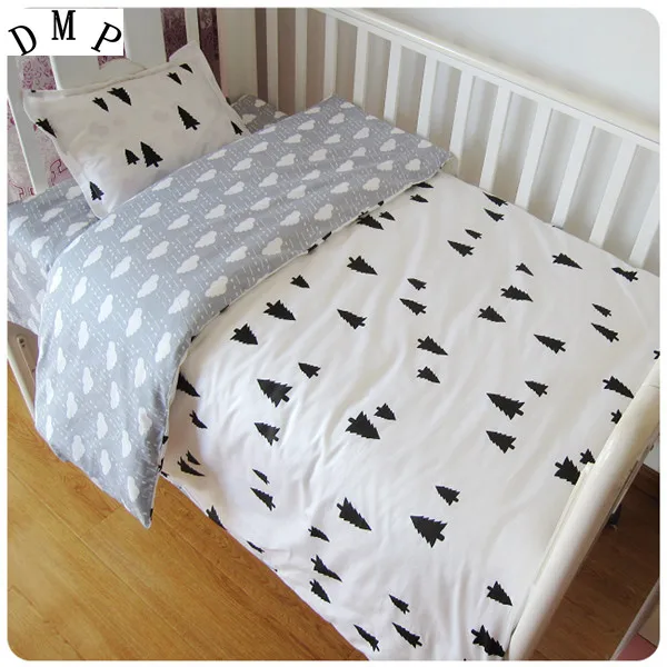 

Promotion! 3PCS Cartoon Infant Baby Crib Bedding Set Baby Nursery Bedding Sets Cartoon ,Duvet Cover/Sheet/Pillow Cover,