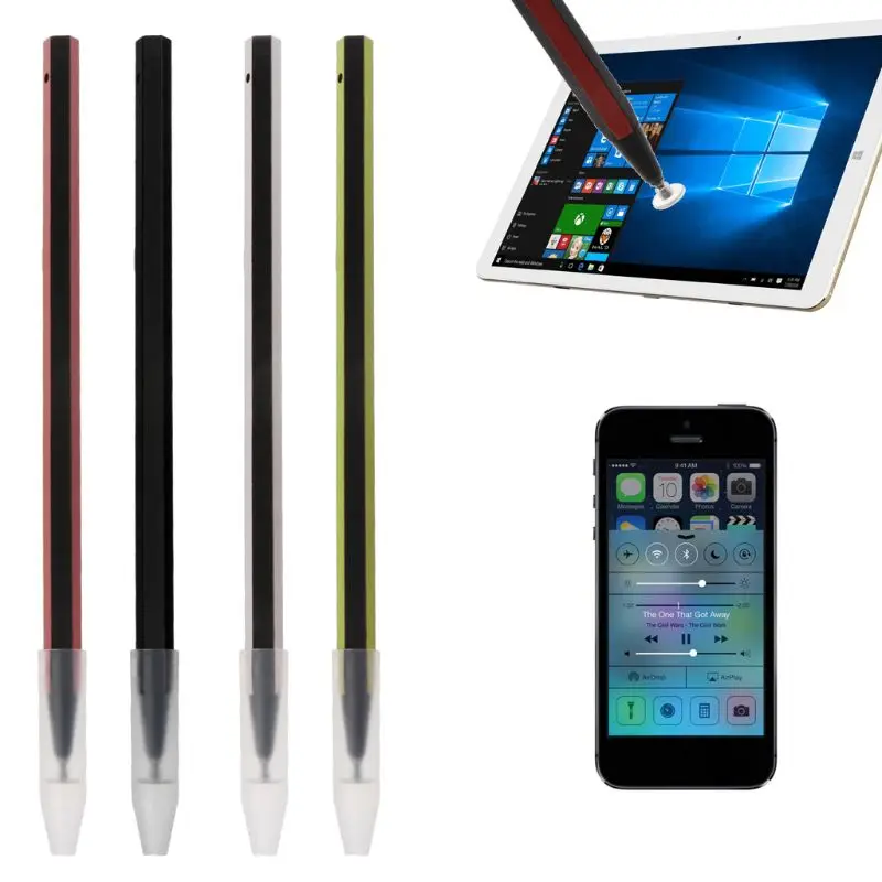 2 in 1 Capacitive Universal Touch Screen Pen Stylus For iPhone iPad GPS Phone PC
