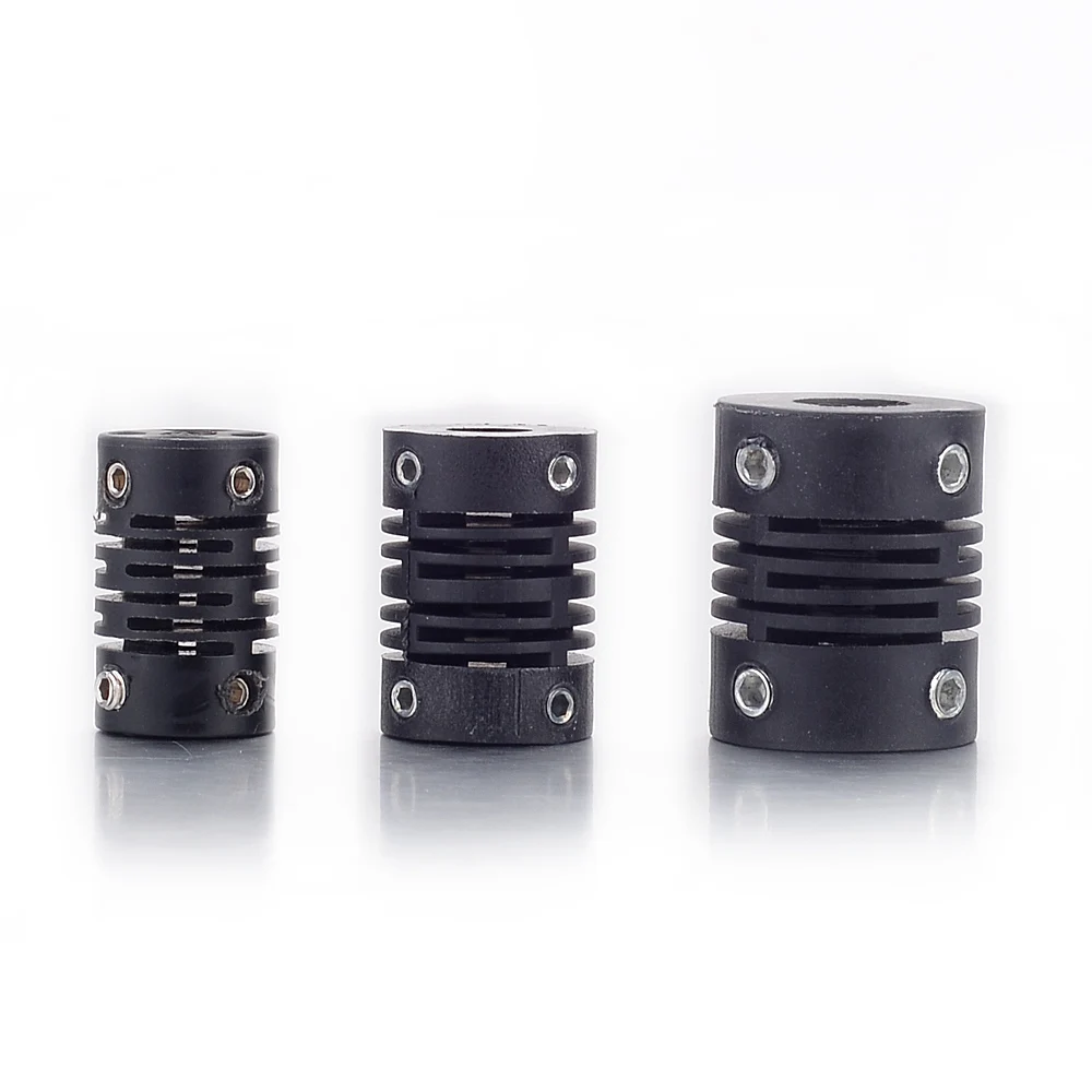New Black Plastic Disc Shaft Coupler Couplering 4*4mm 6*6mm 8*8mm Hole