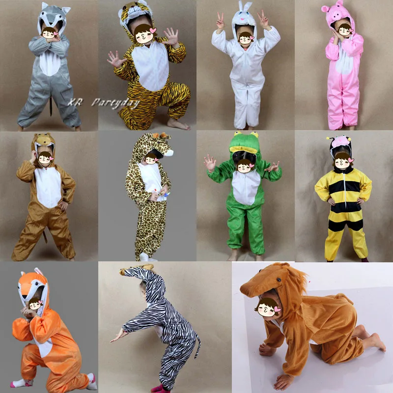 Various Animal Costume Kids Rabbit Pig Tiger Fox Horse Anime Cosplay Jumpsuits halloween costume for kids Christmas Various Animal Costume Kids Rabbit Pig Tiger Fox Horse Anime Cosplay Jumpsuits halloween costume for kids Christmas