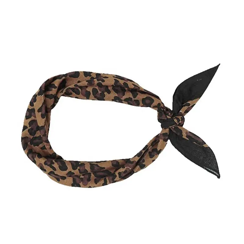 mens navy scarf Bohemian Vintage Leopard Tiger Print Unisex Cotton Square Scarf Outdoor Cycling Headband Bandana Hip-Hop Wristband Neck Tie wool scarf mens