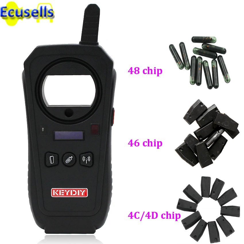 

KEYDIY KD-X2 Remote Maker Unlocker and Generator-Transponder Cloning 96bit 48 Transponder with 46 chip or 48 chip or 4C/4D chip