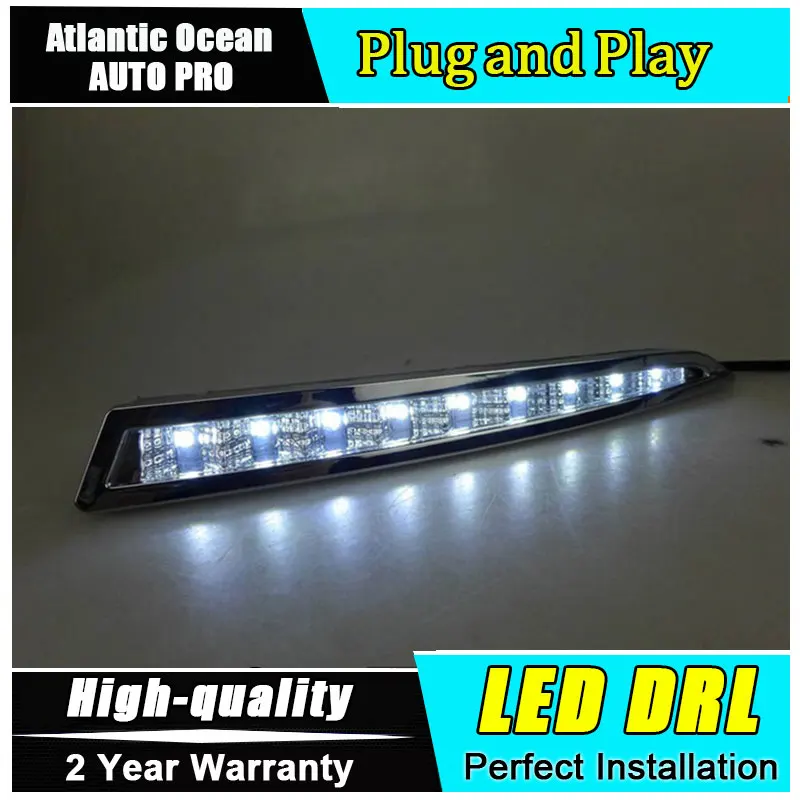 

A&T car styling For Ford kuga LED DRL For kuga  led fog lamps daytime running light High brightness guide LED DRL For A style