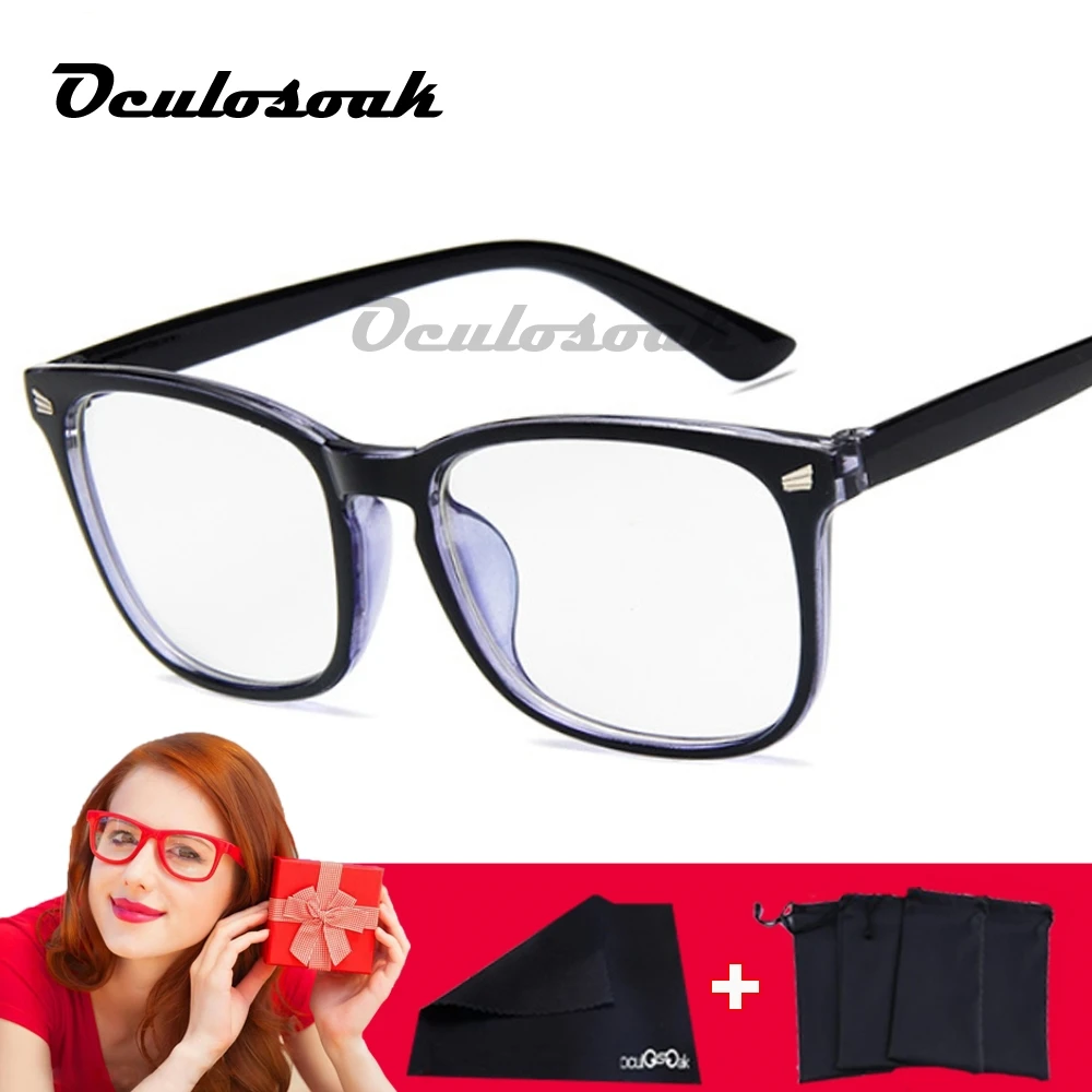 

Fashion Computer Glasses Women Men Anti Blue Light Radiation Nerd Points for Computer Work Home Gaming Eye Protect from Ray 2019